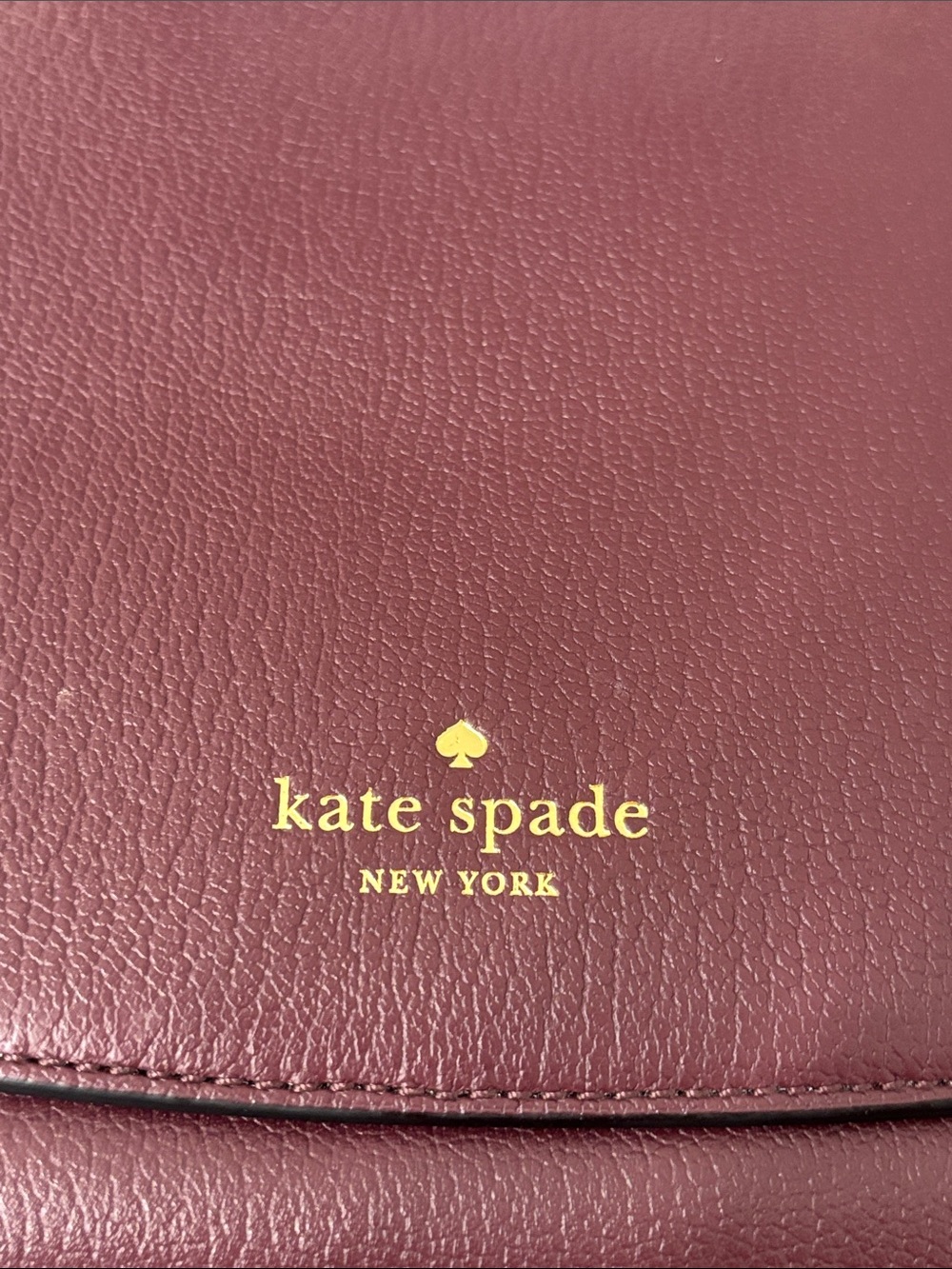 kate spade Burgundy Leather Tassel Satchel with Gold Hardware - Picture 2 of 11